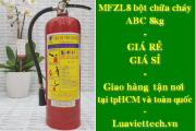 Bình chữa cháy MFZL8 bột chữa cháy ABC 8kg giá sỉ, giá rẻ tại tpHCM, giao hàng toàn quốc